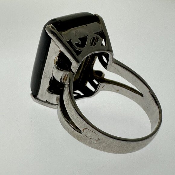 925 Sterling Silver Blue Labradorite Ring - Size 8.75 - Picture 12 of 12